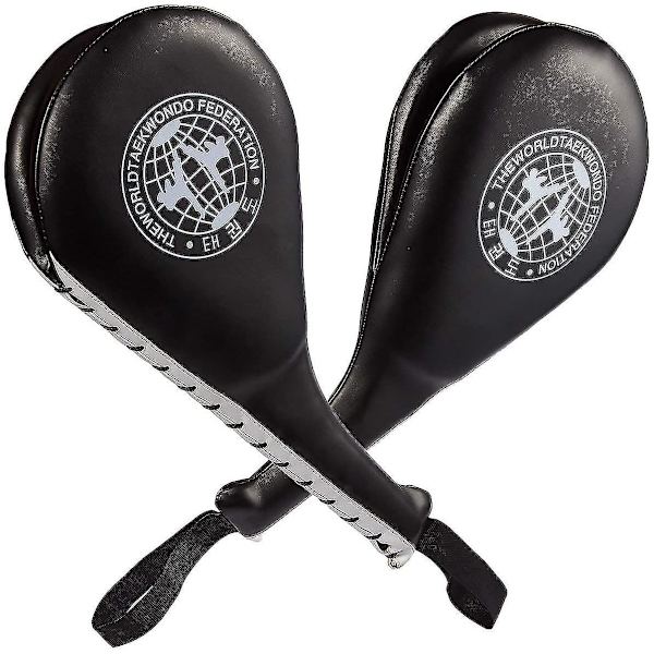 Pakke med 2 Taekwondo Kick Pads - Dobbelt Kick Holdbare Strike Pads F