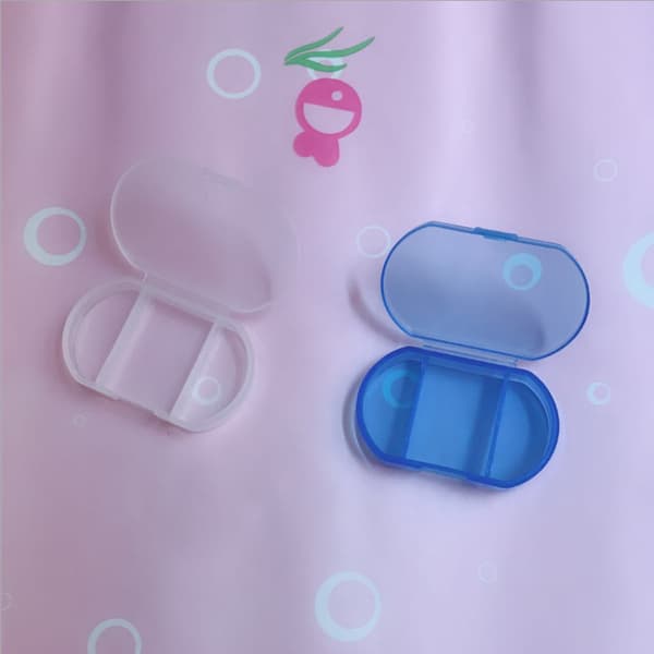 Pilleboks Mini Etui 3 Rom Etui Dispenser Reisebeholder Medisin