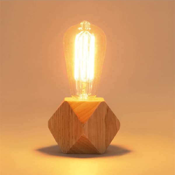 mini tre  Moderne liten lampe for soverom stue nattbord,