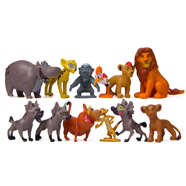 12-pack Lejonvakt figurleksaker Lejonkungen serien Actionfigur