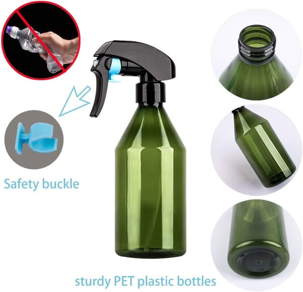 300 ML Tom Sprayflaska, Set med 2 Tomma Plastspraypumpflaskor