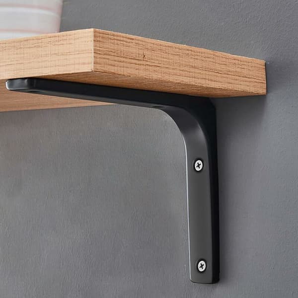 4 stk. sorte væghyldebeslag Heavy Duty Bracket Bracket 100 100m