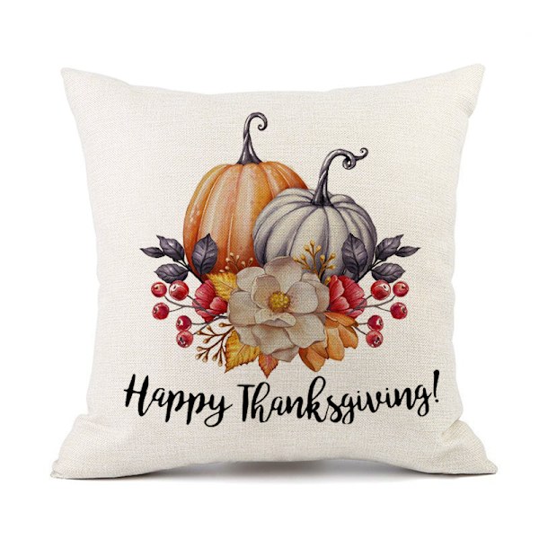 Lönnlövformade kuddfodral för höst Thanksgiving höstdekor