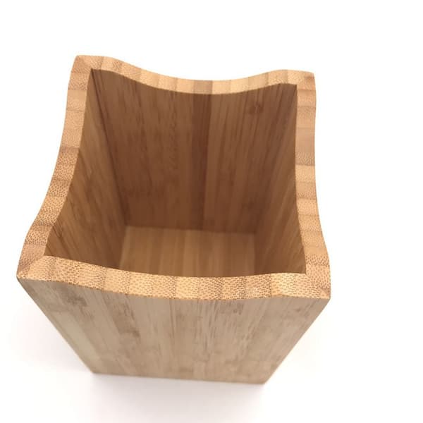 1 st kreativ present bambu bordsförvaringslåda köksredskap b