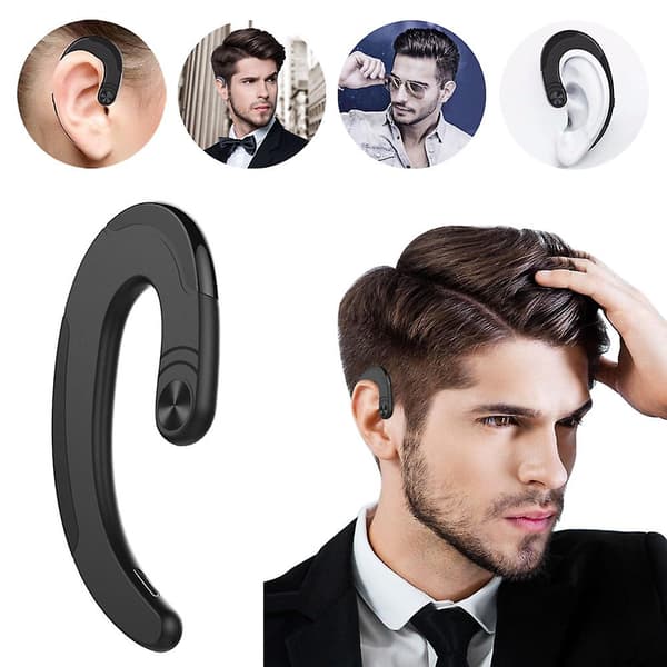 Q25 Hörlurar med benledning Trådlösa Bluetooth Mini Air Hook Par
