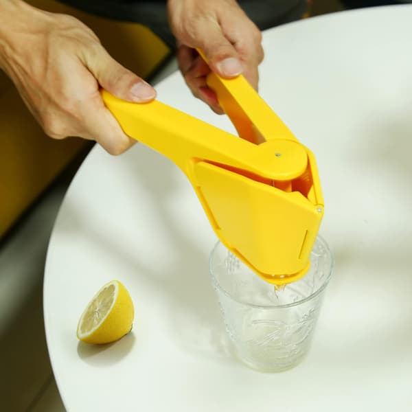 Citronpresser til Hånd Let Squeezer Citruspresser Foldbar til Pladsbesparende Opbevaring Manuel Citruspresser med Sidehængsel