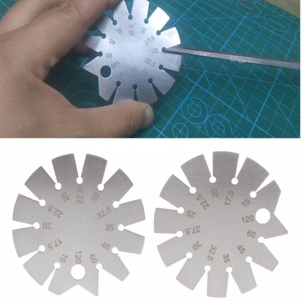 Grader Mini Protractor, Hängande Rostfritt Stål Bärbar B