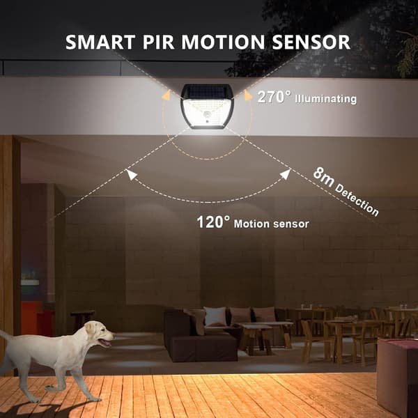 Gobikey Solar Light Outdoor【138 LEDs/ 3 Modes】 Solar Light with Motion Sensor, Lighting, 270° Wide Angle