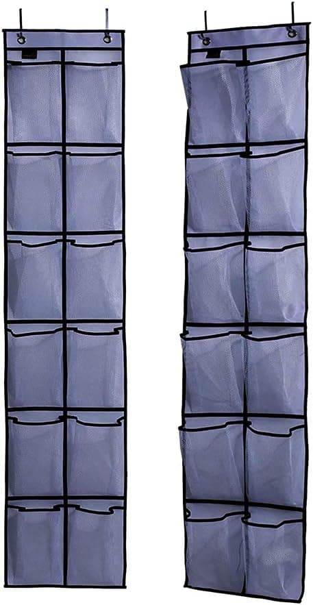 Non-Woven Opbevaring 12 Rum Afsluttende Opbevaringspose (Grå)