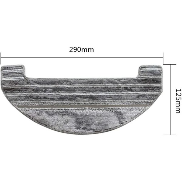 10 stk. vaskbare mikrofiberuldmopper til Proscenic M8 Pro M