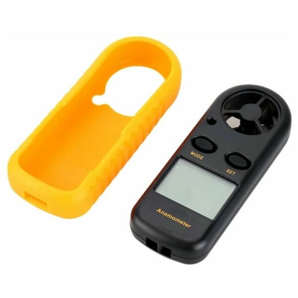 Mini LCD Digital Anemometer Vindhastighet Luftfart Temperatur