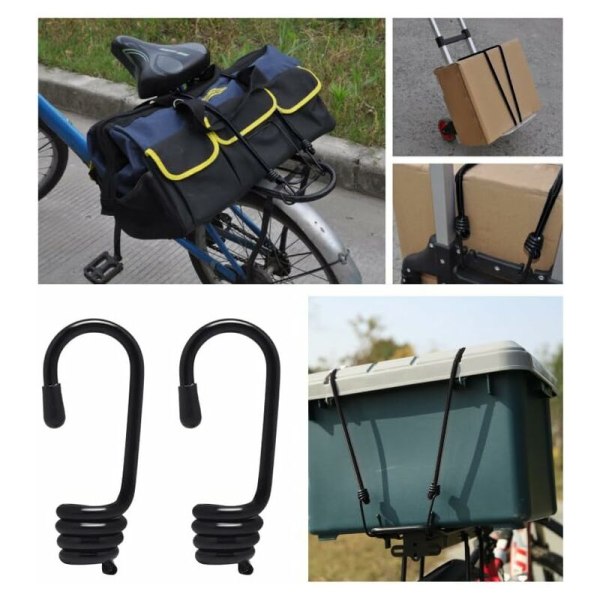20 stk plastbelagte 7 mm krokstrammere for strikktauender