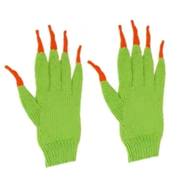 Crochet Nails Full Finger Glove Creative Knitted Gloves Riding Wa
