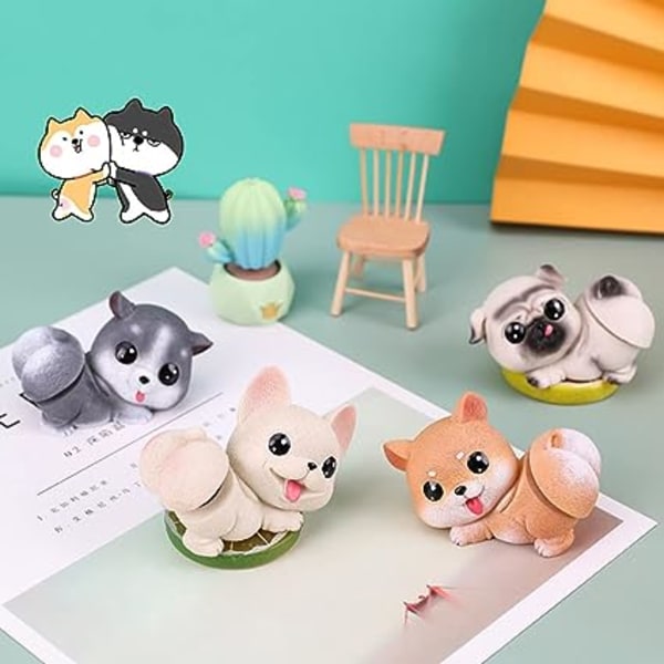 Bobble Head Bil Dashbord Dekorasjon Bobble Head Hund Dukke Leke Ani
