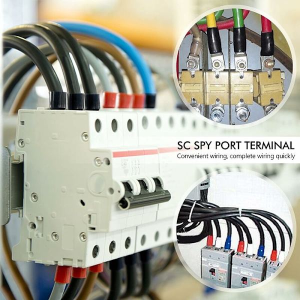 120 stycken crimpterminaler bilsats elektriska terminaler med crimp
