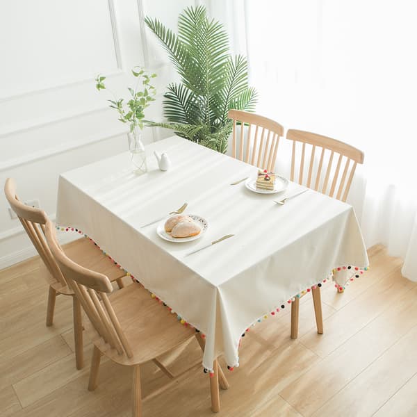 Vacker rektangulär bordsduk, bordsduk 140 x 220 cm, bordsduk för kök, kafé, matbord