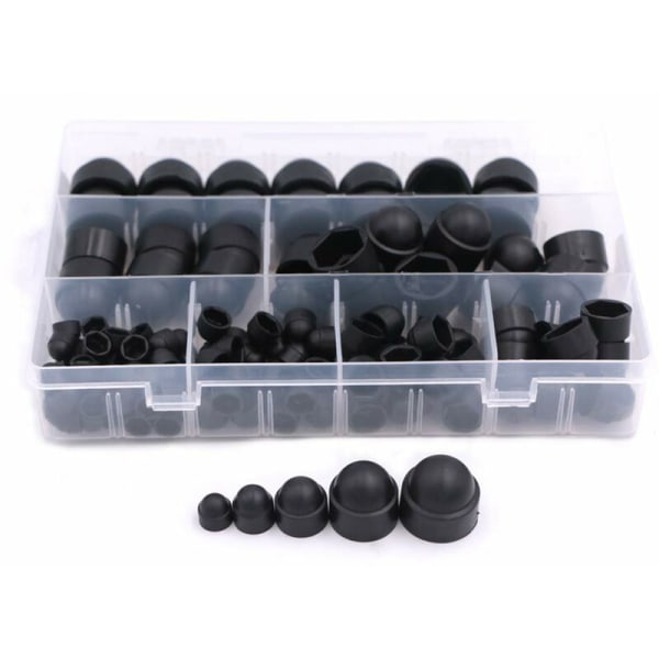 145 Pieces Bolt Nut Cover Caps, Dome Nut Kit Dome Bolt Nut Cover Caps Covers 6 S