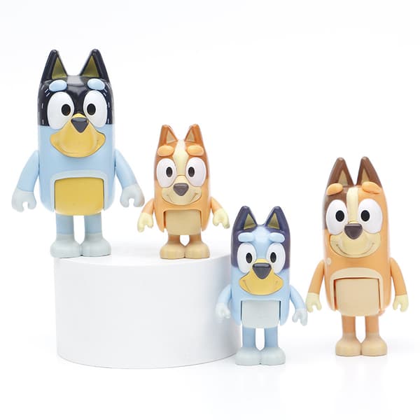 4-pakning 5-8 cm actionfigurer