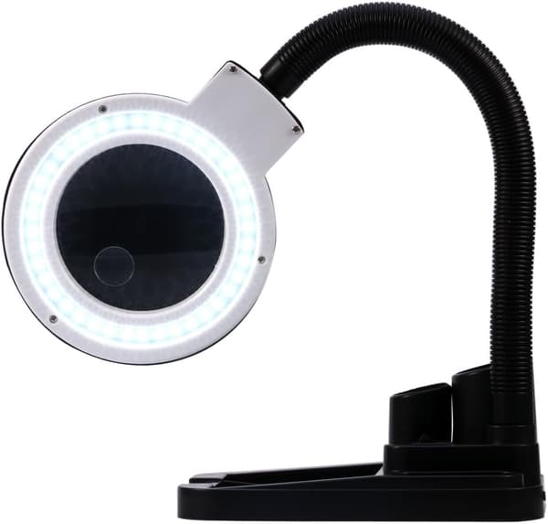 Forstørrelsesglas skrivebordslampe 40 LED-belyst belysning belyst lys
