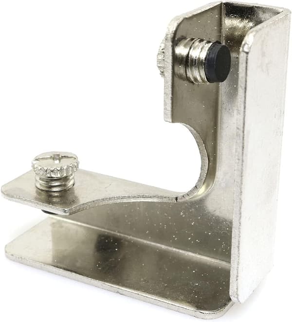 4 stk. L-formet glasbeslag 2-vejs glasforbindelser til 6-10mm møbler