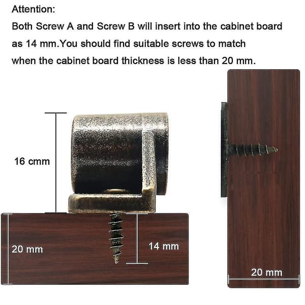 Magnetisk skabslågefang med magnet til skabslågegreb Cl