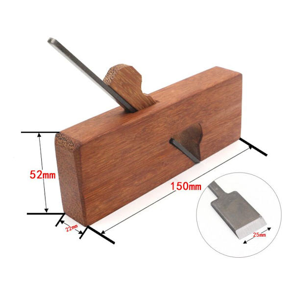 Trepane i tre, hard og holdbar, håndhøvel for trebearbeiding