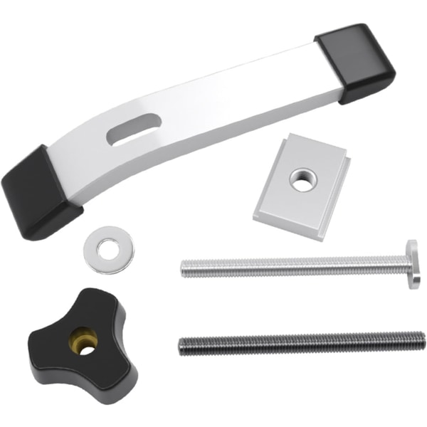 2 set aluminium skena T-spårklämma, T-spårklämma T-spår höghastighets all