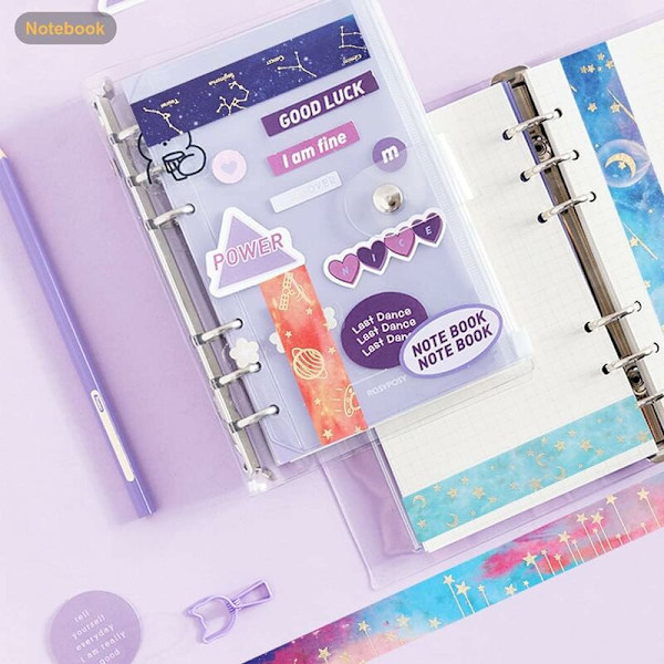 12 rullaa washi-teippiä, Triumph Starry Sky Washi-teippiä koristepaperia
