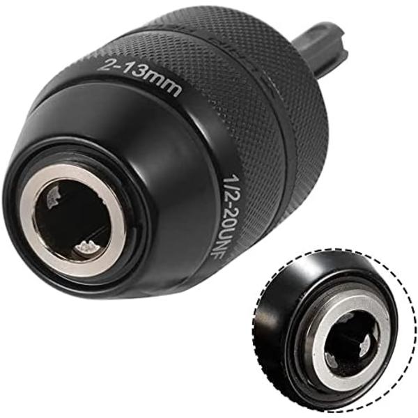 1/2-20UNF 13mm Professionel nøglefri borepatron med SDS-adapter hardwareværktøj
