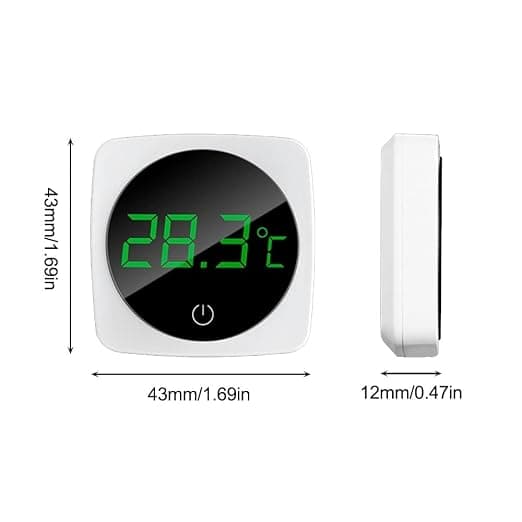 Akvarie Termometre, Mini Digital LCD Termo Indikator, Trådløs Tempera