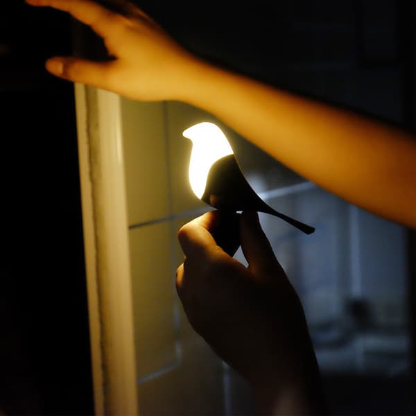 Led Nattlampa Uggla Med Rörelsesensor Vägglampa Och Magnetisk Beröringssensor