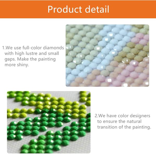 40x30cm 5D Diamantmaleri Kits til Begyndere Kunstmaleri Kit C