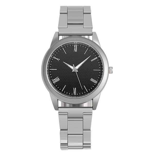 Men Women Casual Business Quartz Watch, Luminous Stainless Steel Band Wrist Watch, Gift for Father, Mother and Boys