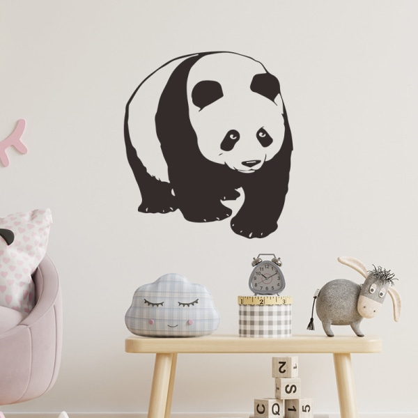 1 stk Wall Sticker - Animal Panda Pattern Sticker Decal - Barnerom