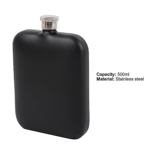 Praktisk Hip Flask i Rustfritt Stål, Kvadratisk for Reise | Hip Flasks