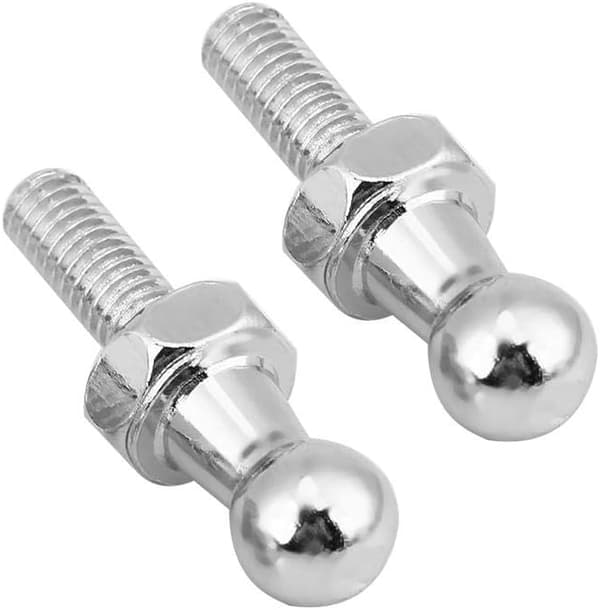 2 stk. Bilbehov Rustfritt Stål Ball Stud Bolt M6 Kit Stips