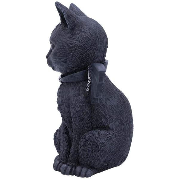 Polyresin Vinget Okult Kat 10X10X5.5cm
