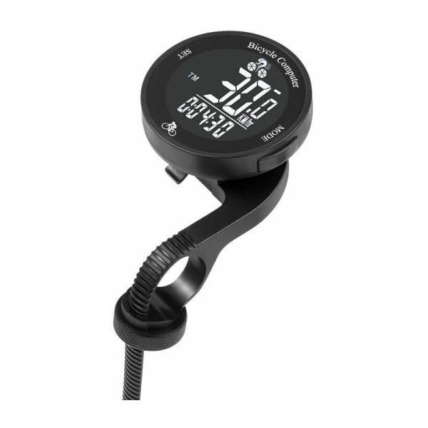 Vandtæt trådløs cykelcomputer kilometertæller speedometer med LCD B