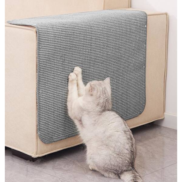 2 st kattklösmatta 25 x 50 cm väggmonterad sisal kattklösmatta