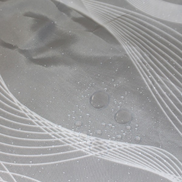 1 st duschdraperi 200(bredd)x180(höjd)cm Mögelsäker polyester