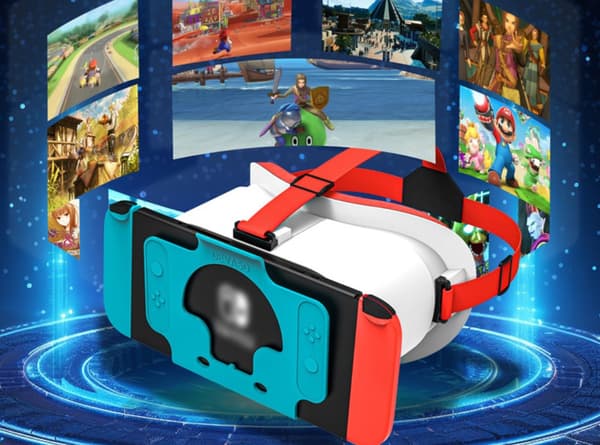Switch VR -kuulokkeet ja VR Switch -virtuaalitodellisuuskytkin