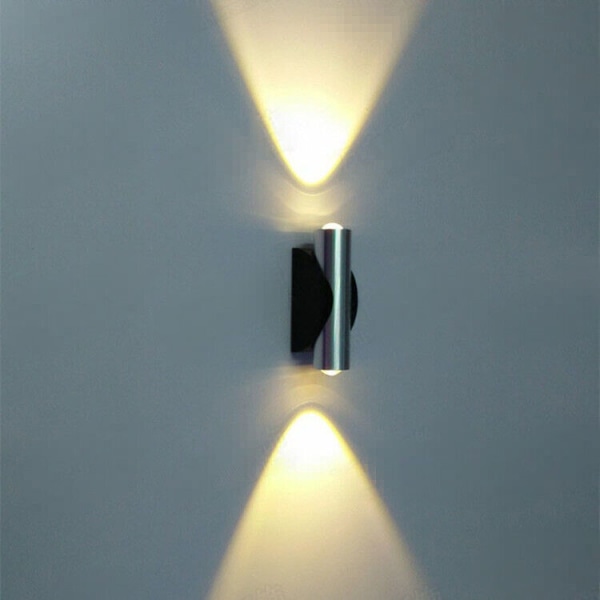 1stk 6W LED Vegglampe Lys Innendørs Opp/Ned Lampearmatur Corrido