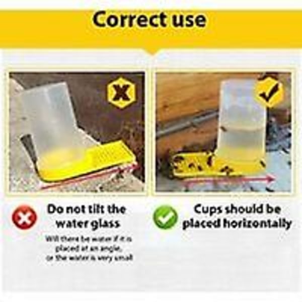 Bee Facil Facy Utrustning Biodling Plastskål För Gula Bin Design I Bo Automatisk Klockor