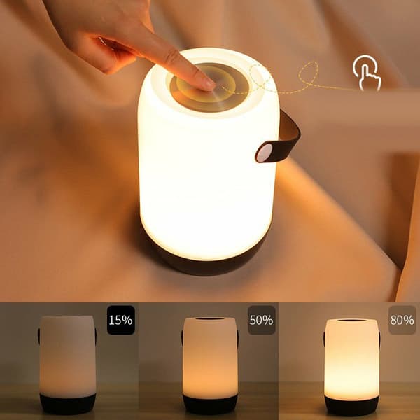 Sengelampe Bordlampe Sengelampe Dæmpbar Led Nattelys Lam