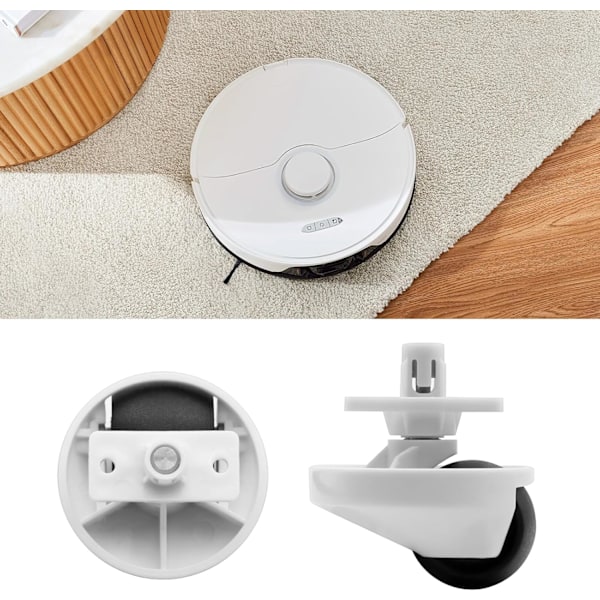 Framhjul, Lågbrus Framhjul, Framhjul, Däck, Hjul för Roborock S8/S7/Q7/S6/S5/G20/G10S/G10/T7S/S65/S55 Serie Robotdammsugare, för Xi
