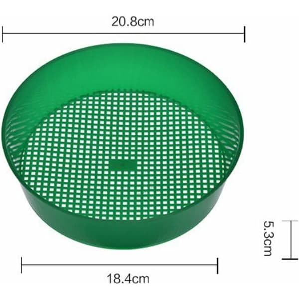 1 st Plast Trädgårdssil Mesh Jord Sil Mesh Skärm Trädgårdsskötsel