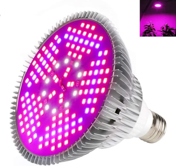 Led växtlampa - Full Spectrum E27 100w Professionell växtlampa för S