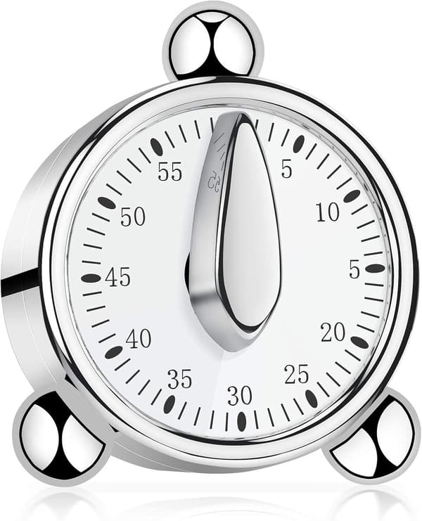 60 minutters køkkentimer, børnetimer mekanisk timer manuel tid