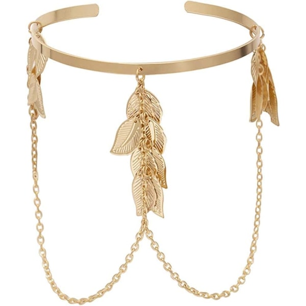 Boho Arm Arm Bracelet Hollow Leaf Design Arm Jewelry for Women an