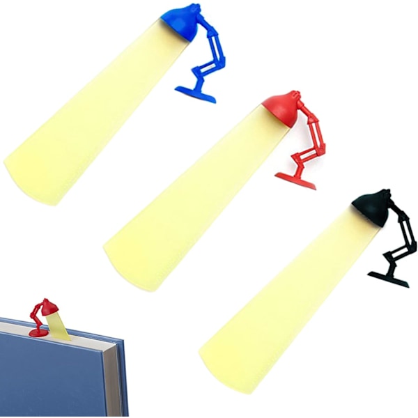 3D Stereotyyliset Kirjanmerkit Söpöt Hauskat Uutuuskirjanmerkit Luovat Työpöytälampun Kirjanmerkit Lukemiseen Teineille Lapsille Pojille Tytöille, 3 Kpl